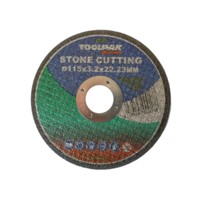 Stone Cutting Disc 115mm x 3.2mm x 22.23mm ( Pack of 25 ) Toolpak 